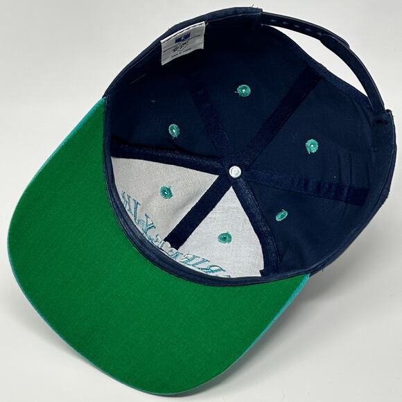 Vintage 90s Ken Griffey Jr Seattle Mariners Youth Hat Baseball Cap Snapback Blue - Picture 4 of 10